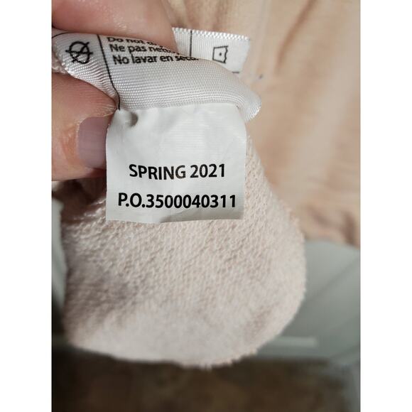 Carhartt Women’s Relaxed Fit Hoodie Sweatshirt Pullover Blush Pink Size Large - Picture 3 of 11